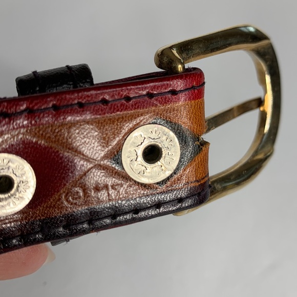 Small Genuine Leather Painted/Stained Diamond Patte… - Picture 4 of 11